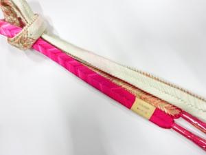 未使用品　正絹　手組帯締め